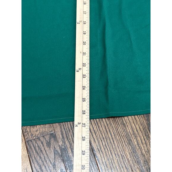 J Crew Blouse Top Puff Sleeve Satin Back Crepe Long Sleeve BL712 Green LT NEW - Picture 7 of 7